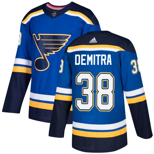 Adidas Men St.Louis Blues #38 Pavol Demitra Blue Home Authentic Stitched NHL Jersey->women mlb jersey->Women Jersey